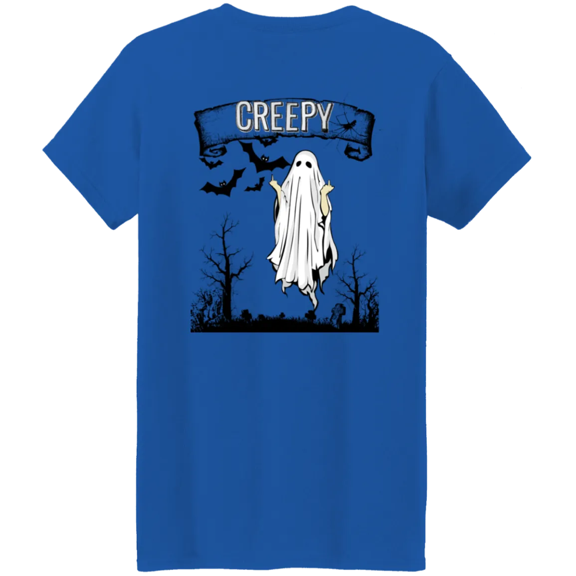 Boo Creepy Ladies T-Shirt