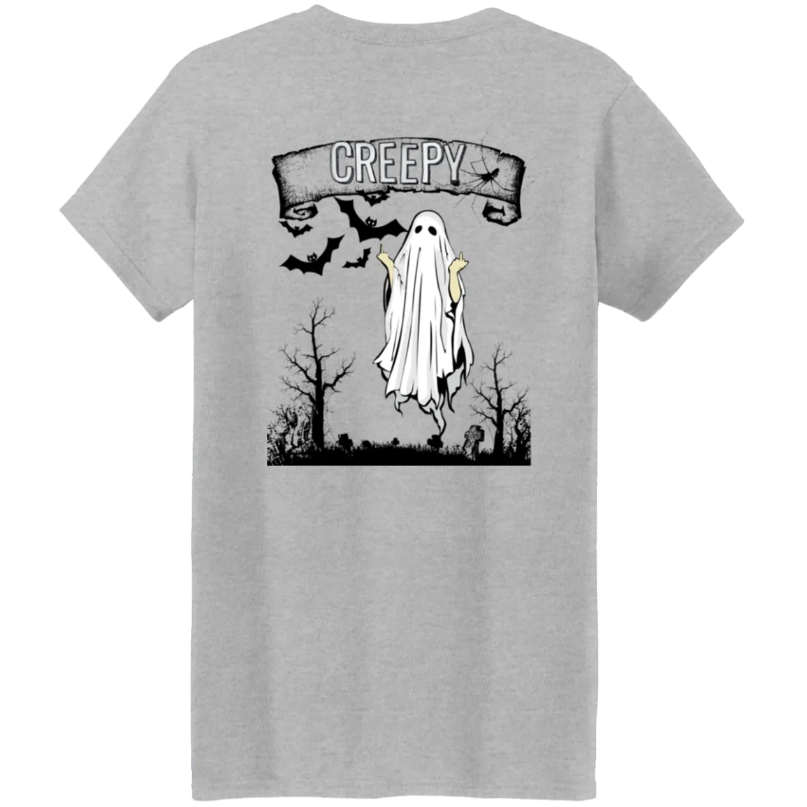 Boo Creepy Ladies T-Shirt