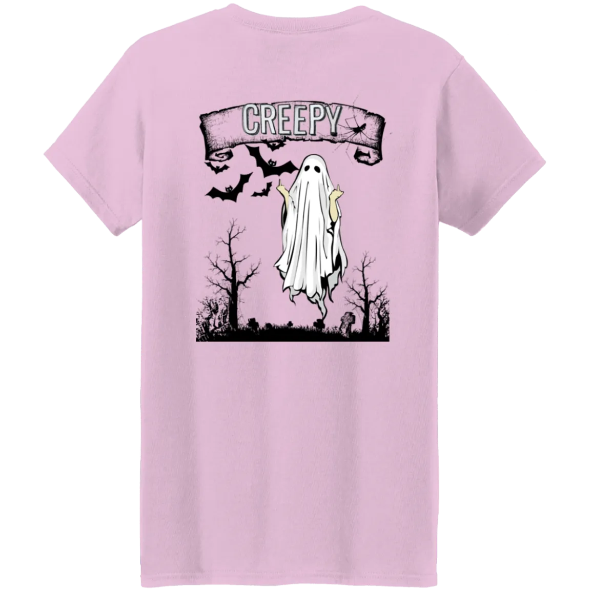 Boo Creepy Ladies T-Shirt