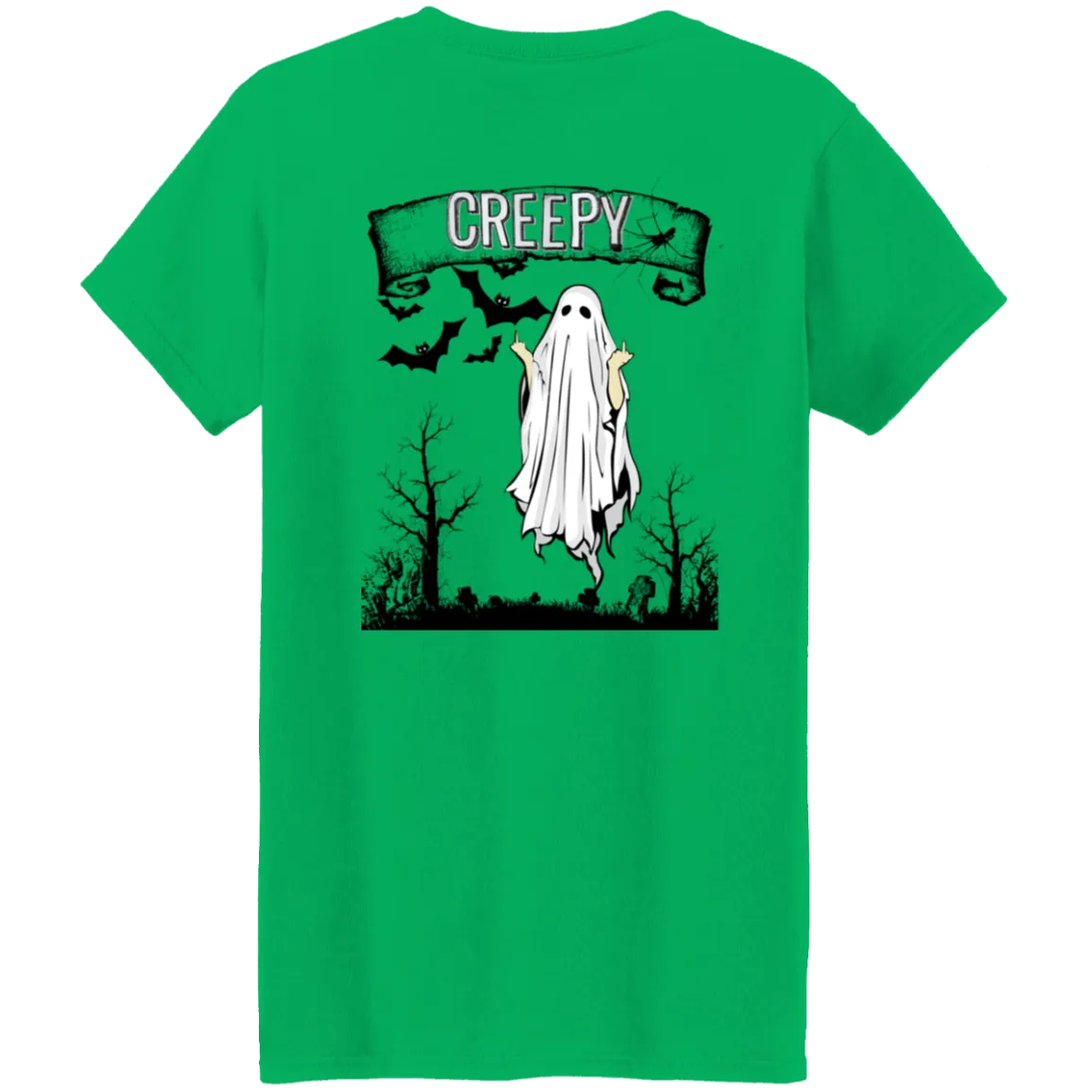 Boo Creepy Ladies T-Shirt