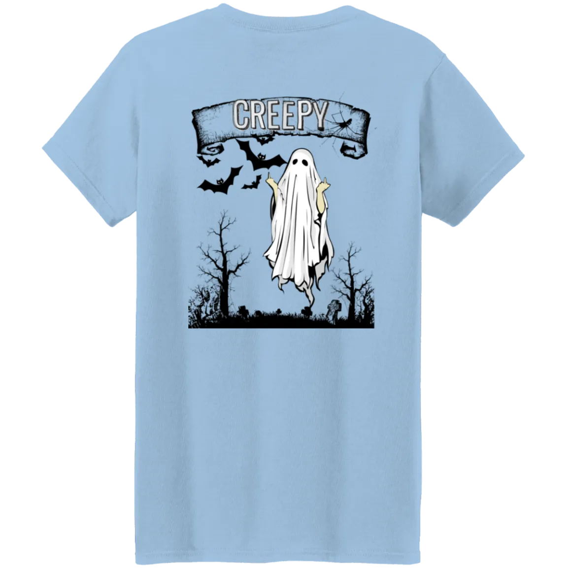 Boo Creepy Ladies T-Shirt