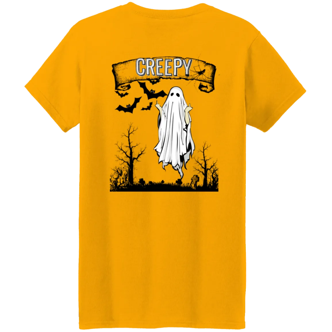 Boo Creepy Ladies T-Shirt