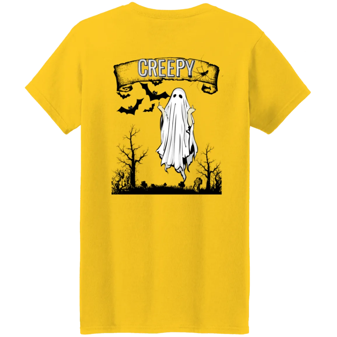 Boo Creepy Ladies T-Shirt
