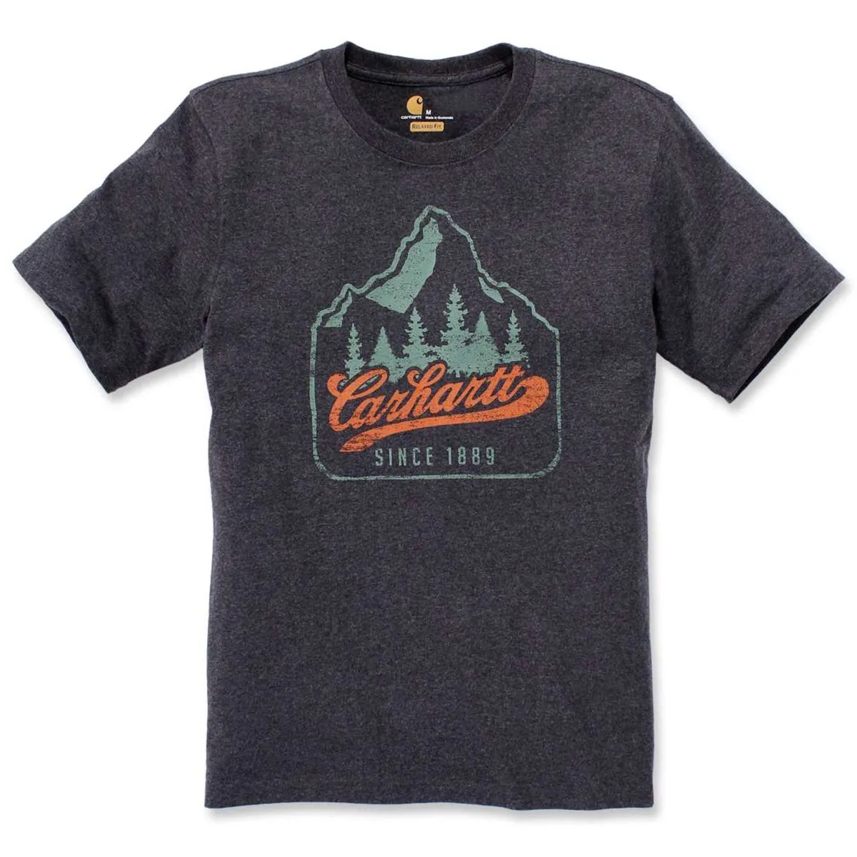 Carhartt&#x20;104104&#x20;Patch&#x20;Logo&#x20;T-Shirt&#x20;-&#x20;Carbon&#x20;Heather