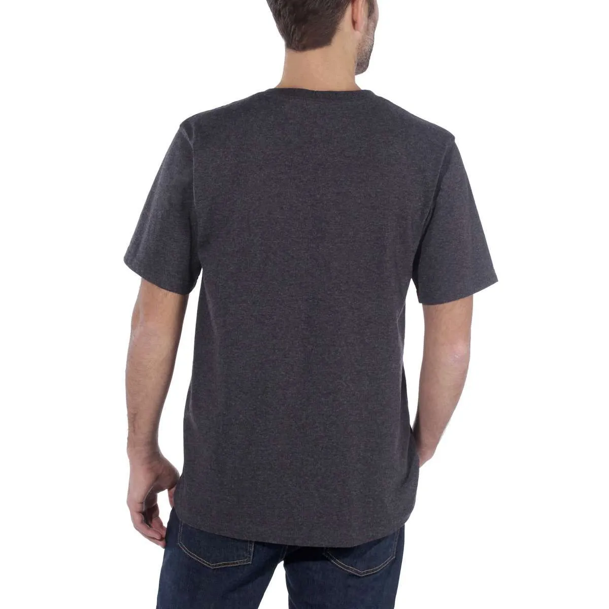 Carhartt&#x20;104104&#x20;Patch&#x20;Logo&#x20;T-Shirt&#x20;-&#x20;Carbon&#x20;Heather