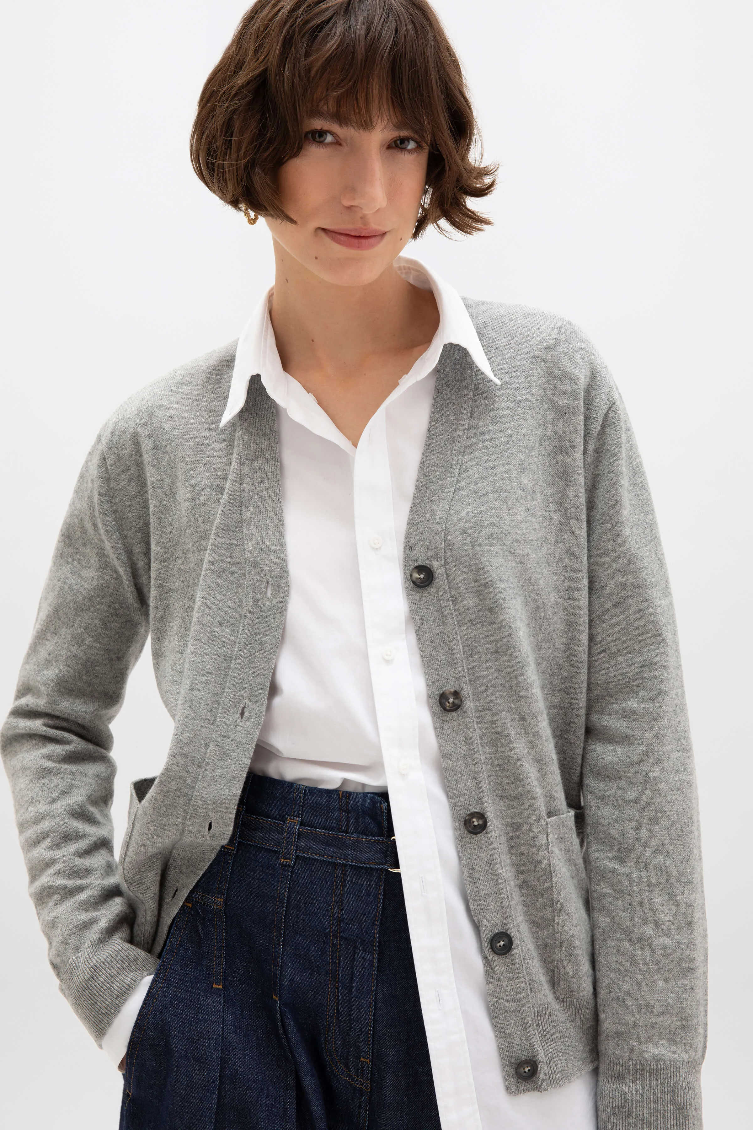 Cashmere Boyfriend Cardigan