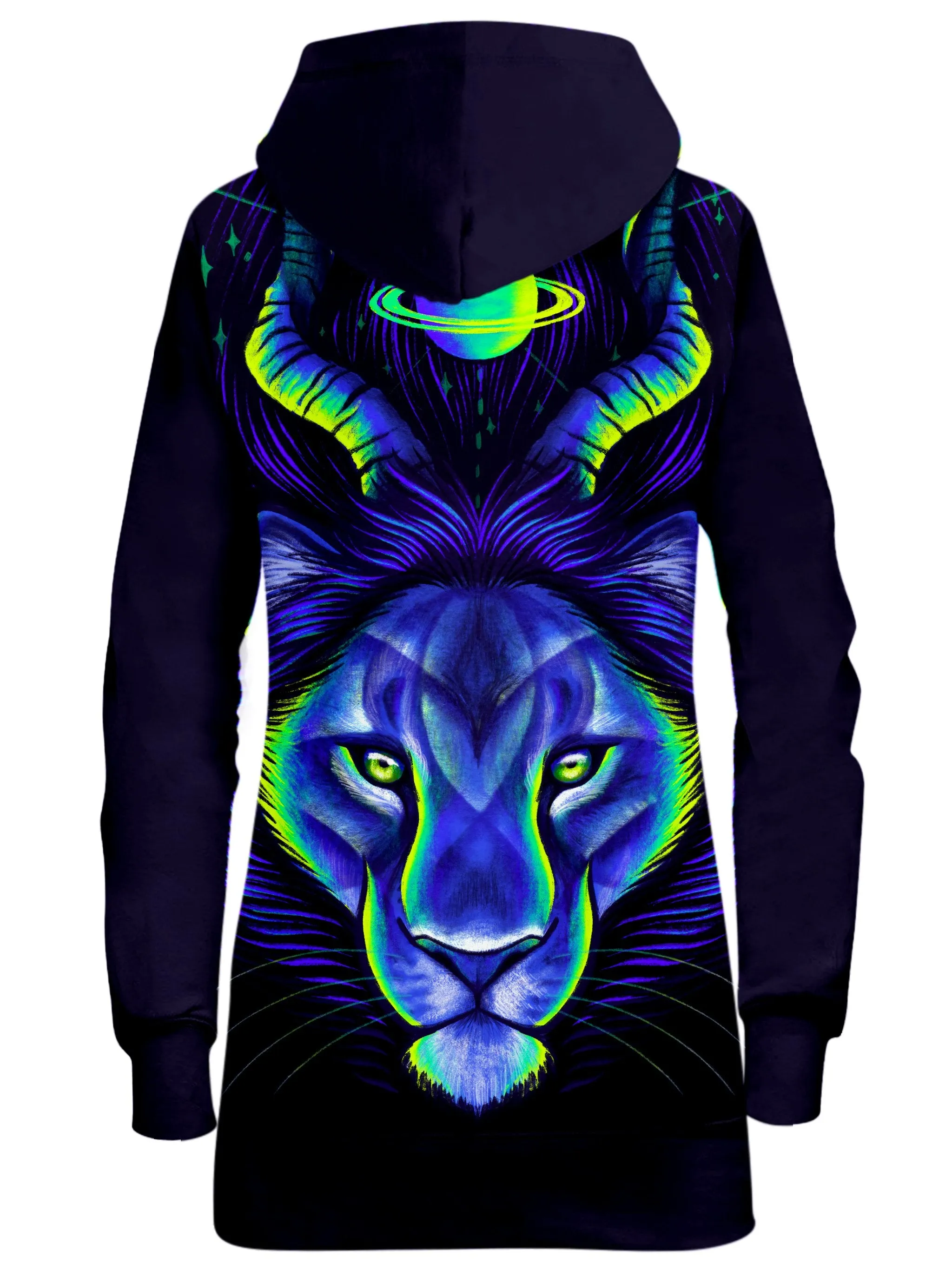 Celestial Lion Hoodie Dress