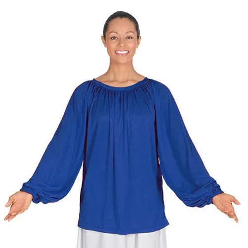 Child Pullover Long Sleeve Blouse 13673C Eurotard