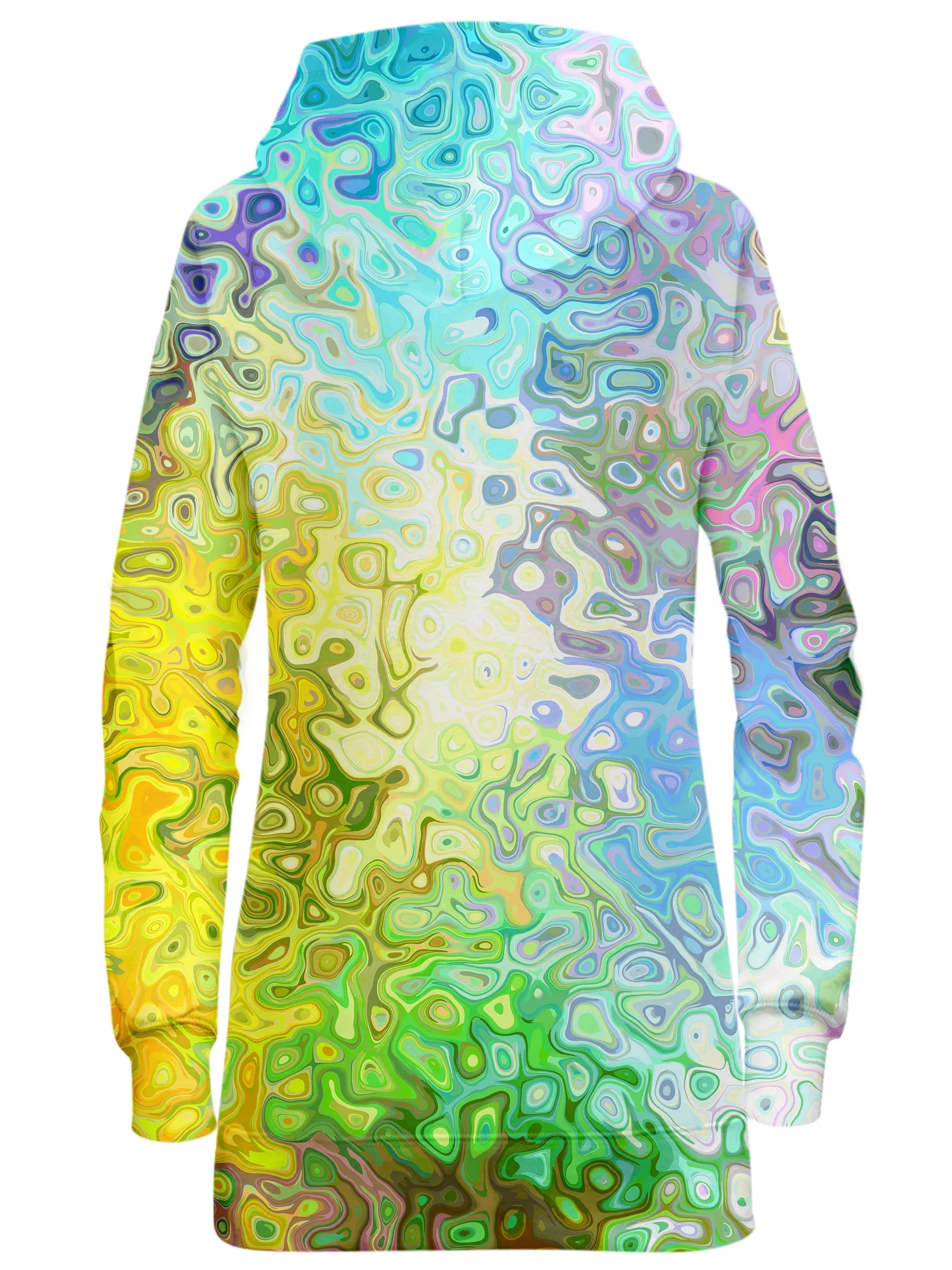 Color Jumble Hoodie Dress