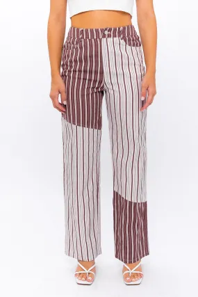 Colorblock Stripe Pant