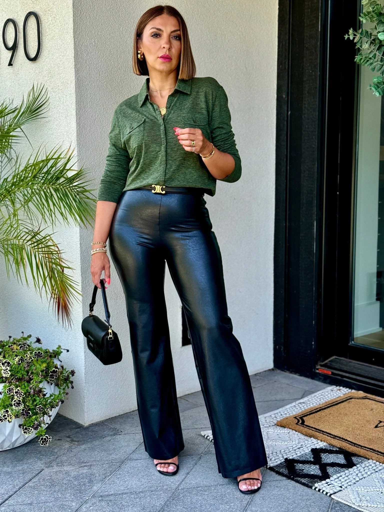 Commando Faux Leather Wide Leg Pant