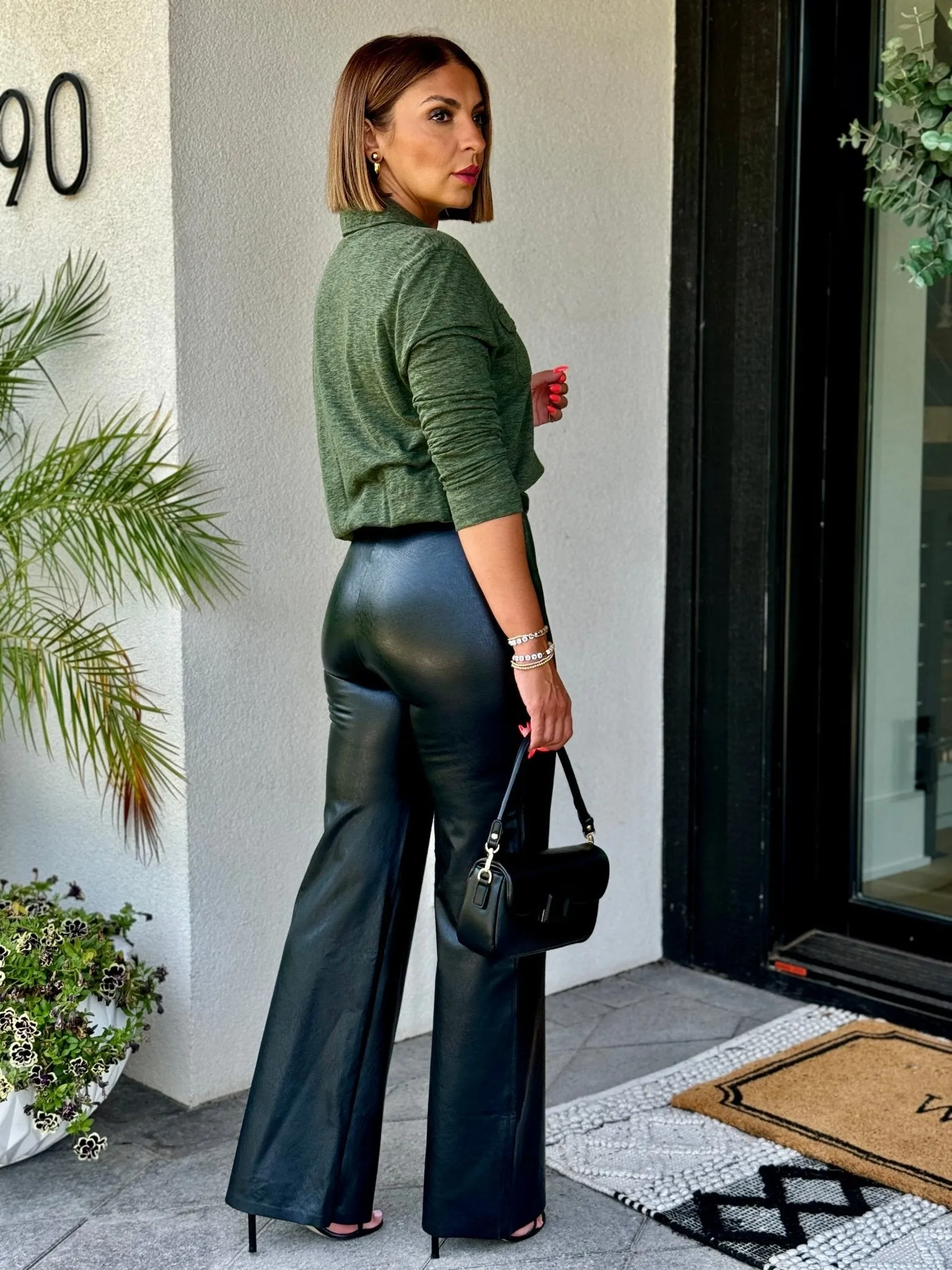 Commando Faux Leather Wide Leg Pant