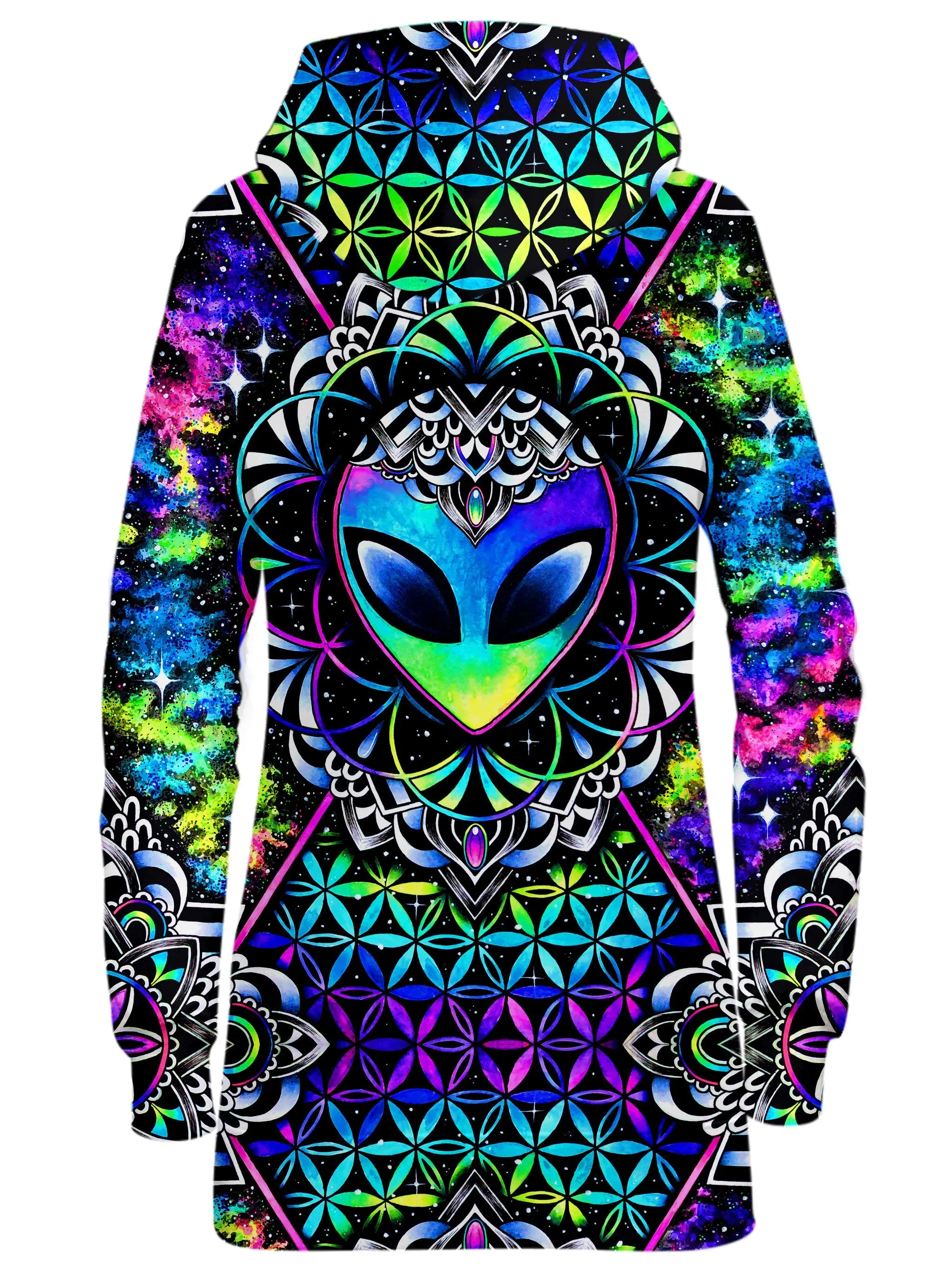 Conscious Cosmos Hoodie Dress