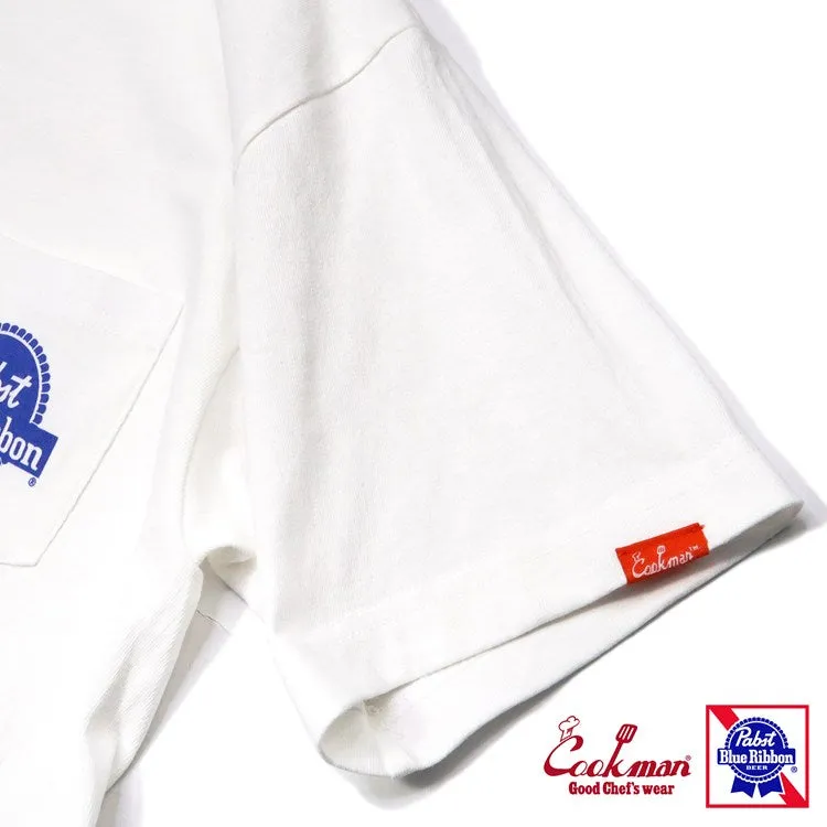 Cookman T-shirts - Pabst Pocket : White