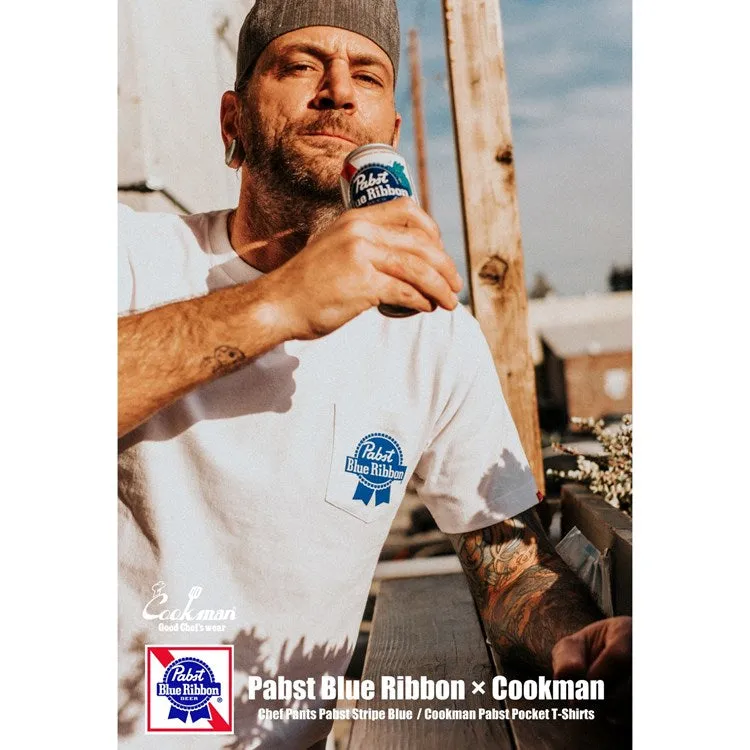 Cookman T-shirts - Pabst Pocket : White