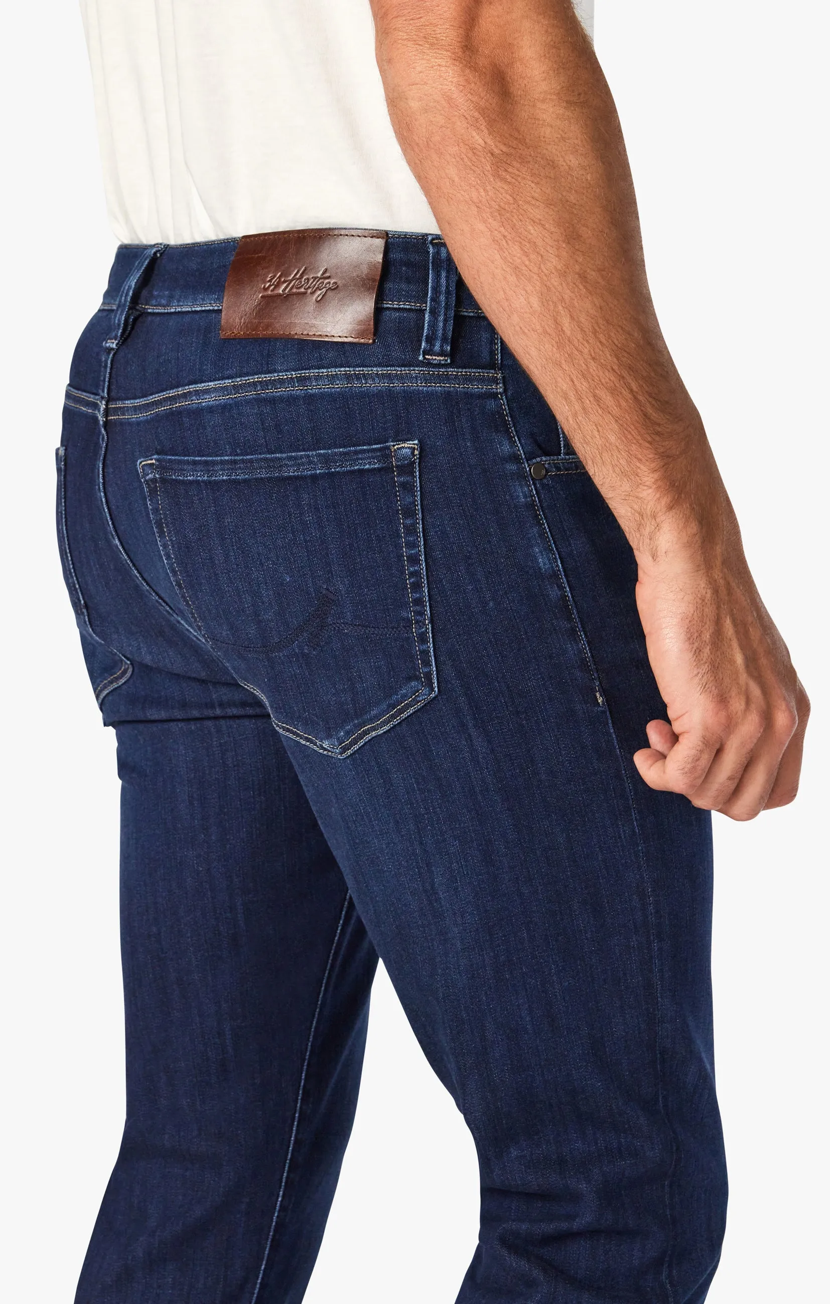 Courage Straight Leg Jeans In Dark Brushed Refined