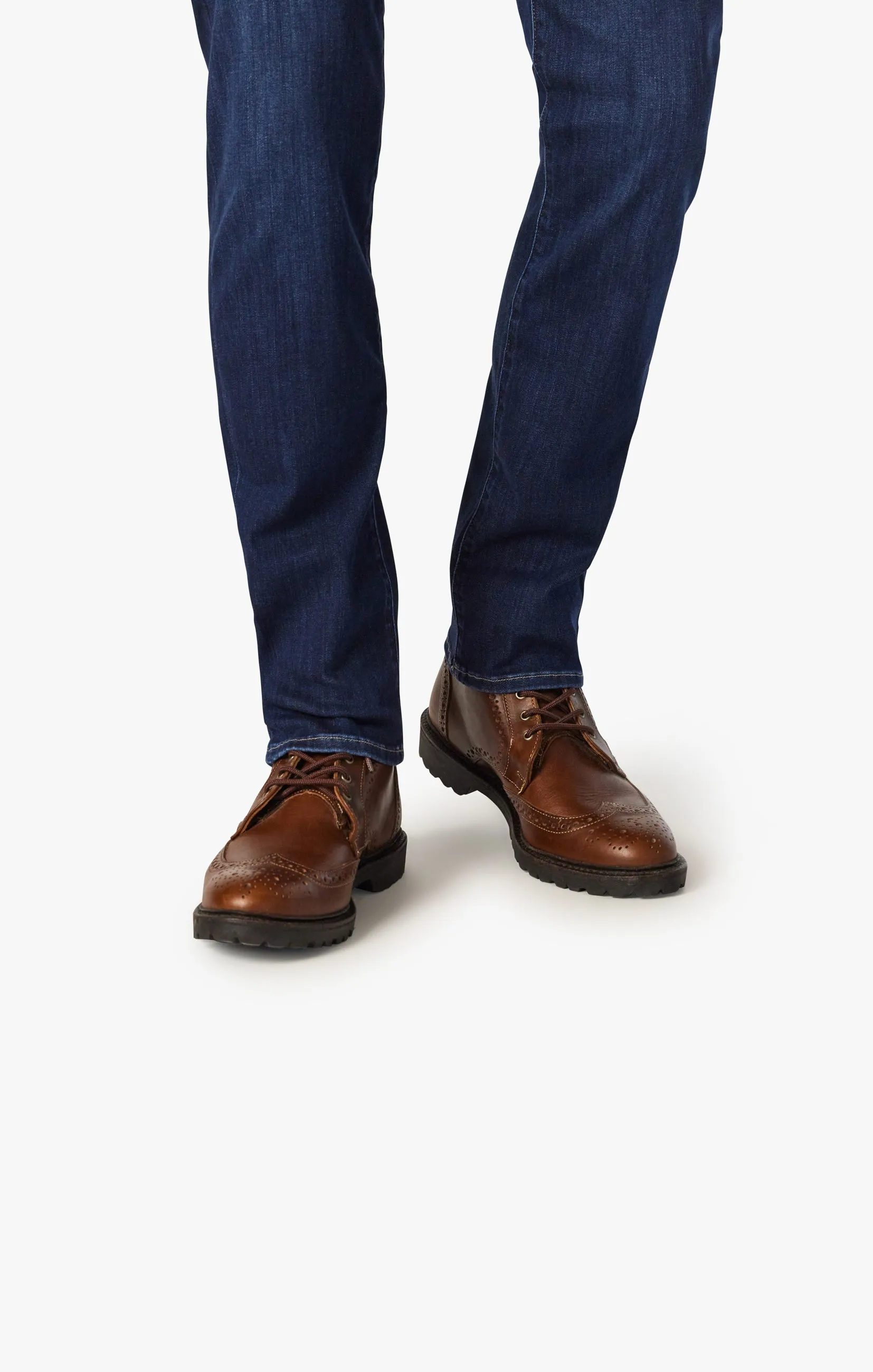 Courage Straight Leg Jeans In Dark Brushed Refined