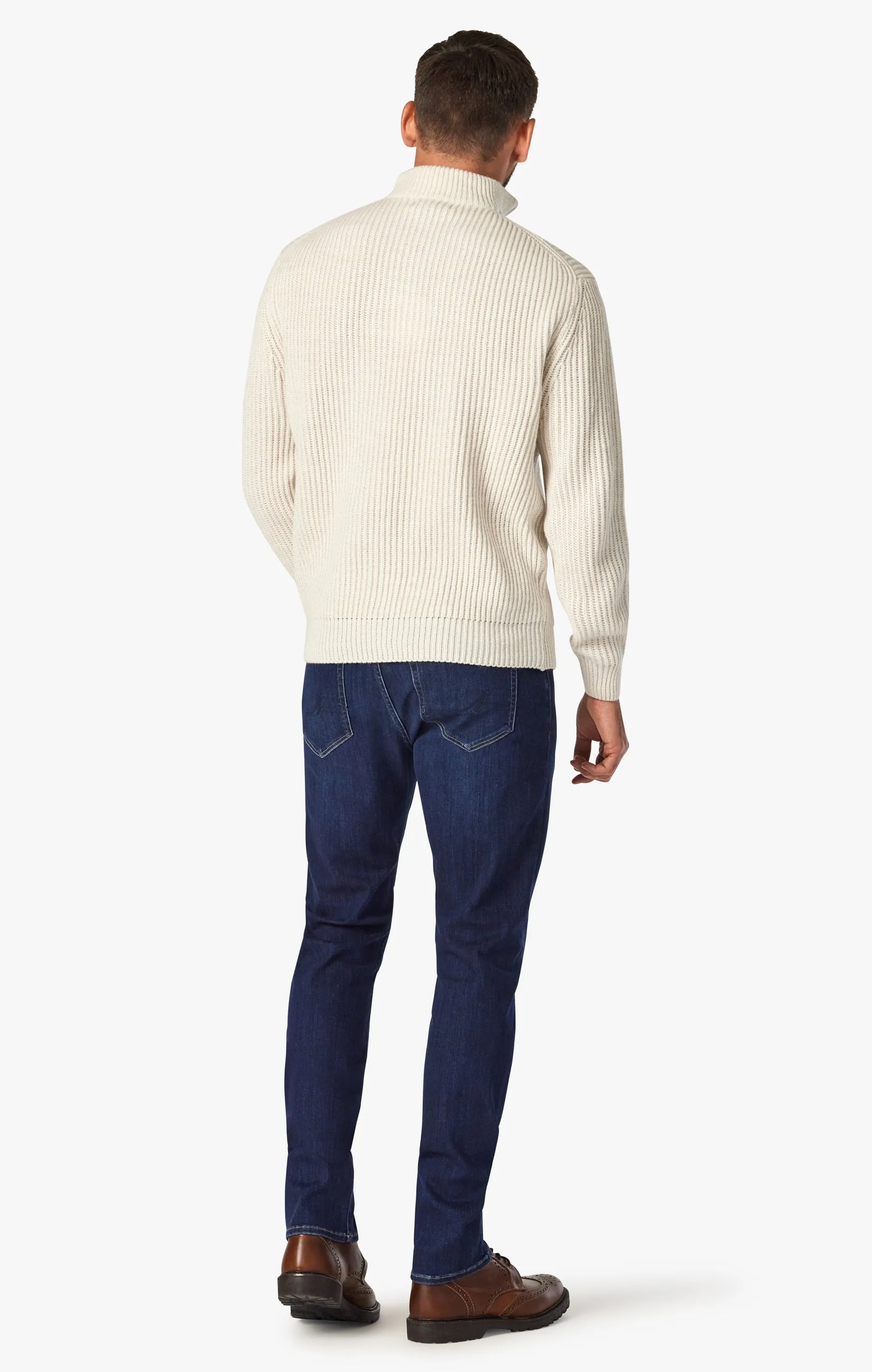 Courage Straight Leg Jeans In Dark Brushed Refined