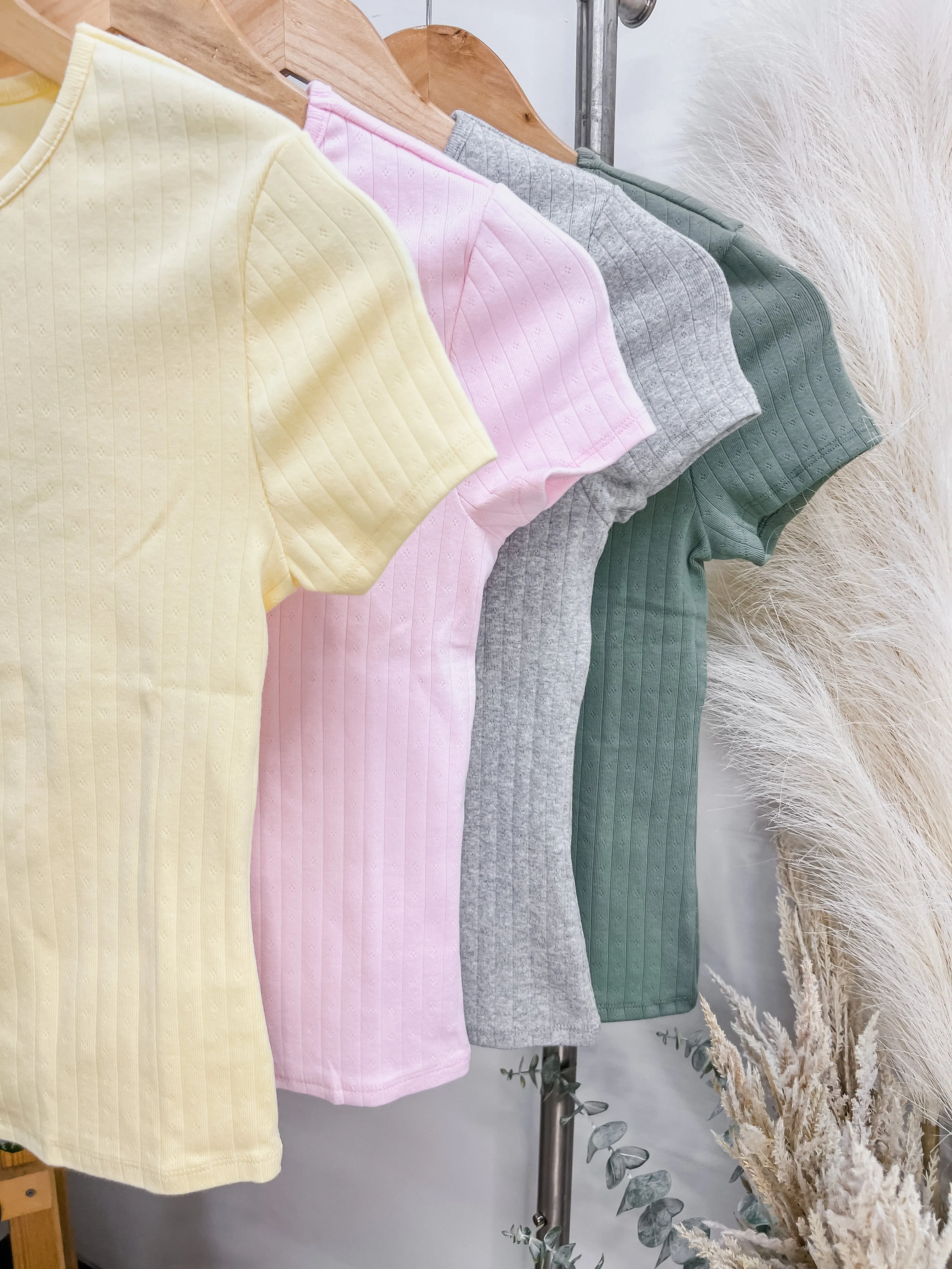 Dawn Ditsy Pointelle T-Shirt