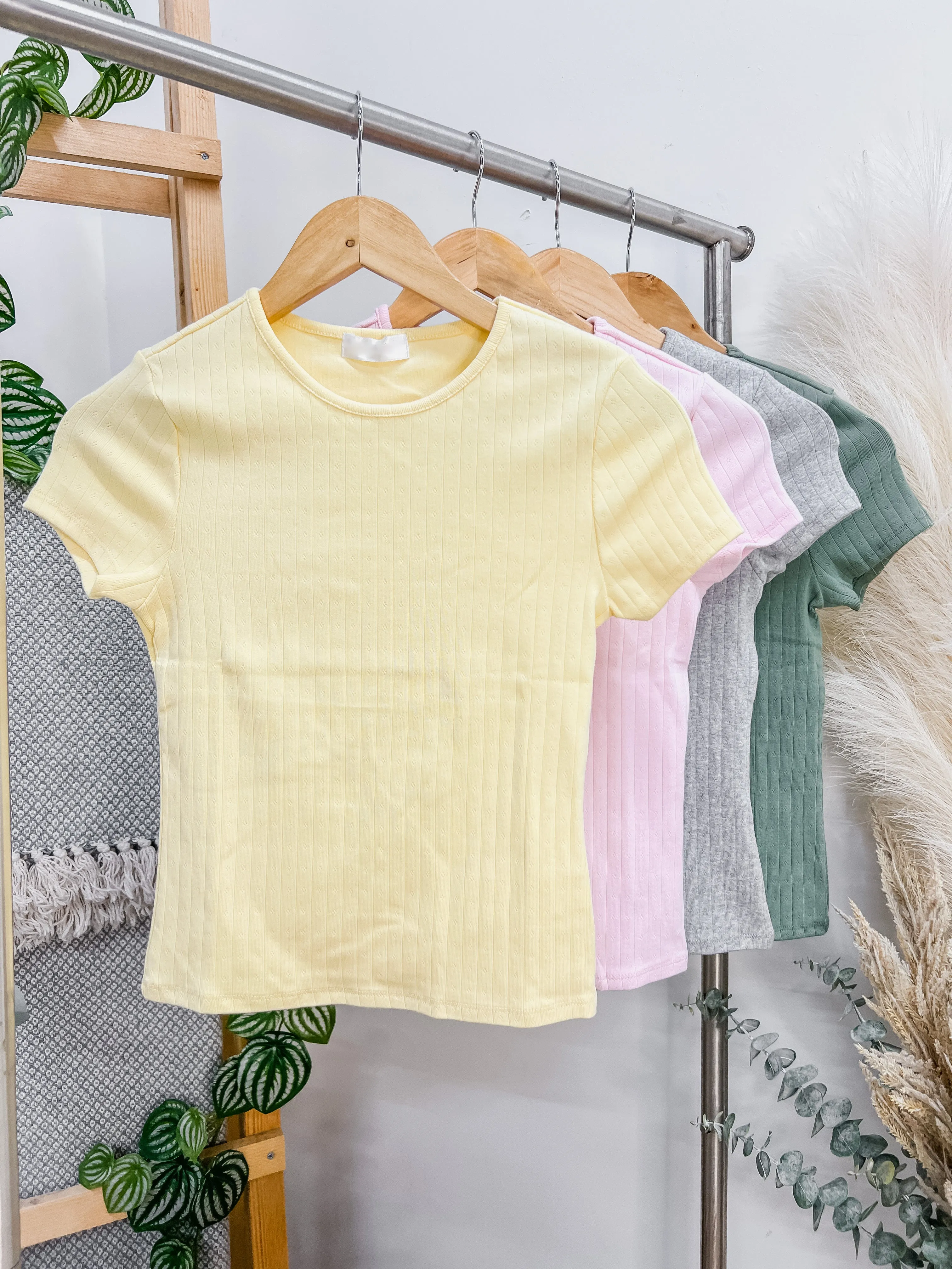 Dawn Ditsy Pointelle T-Shirt