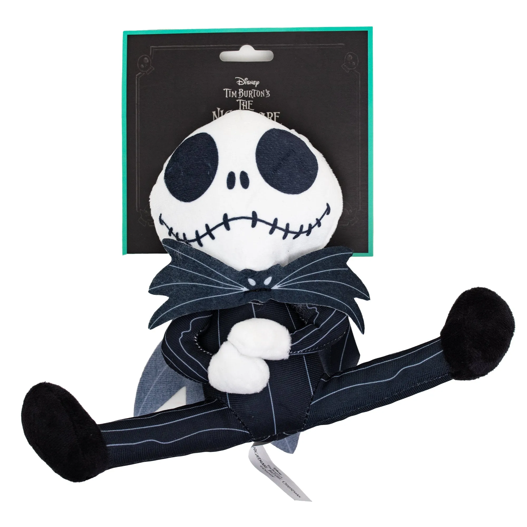 Dog Toy Squeaker Plush - The Nightmare Before Christmas Jack Sitting Pose by Buckle-Down