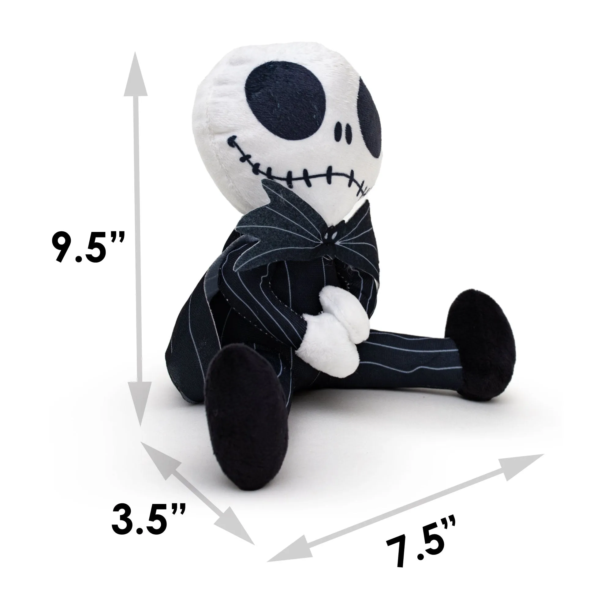 Dog Toy Squeaker Plush - The Nightmare Before Christmas Jack Sitting Pose by Buckle-Down