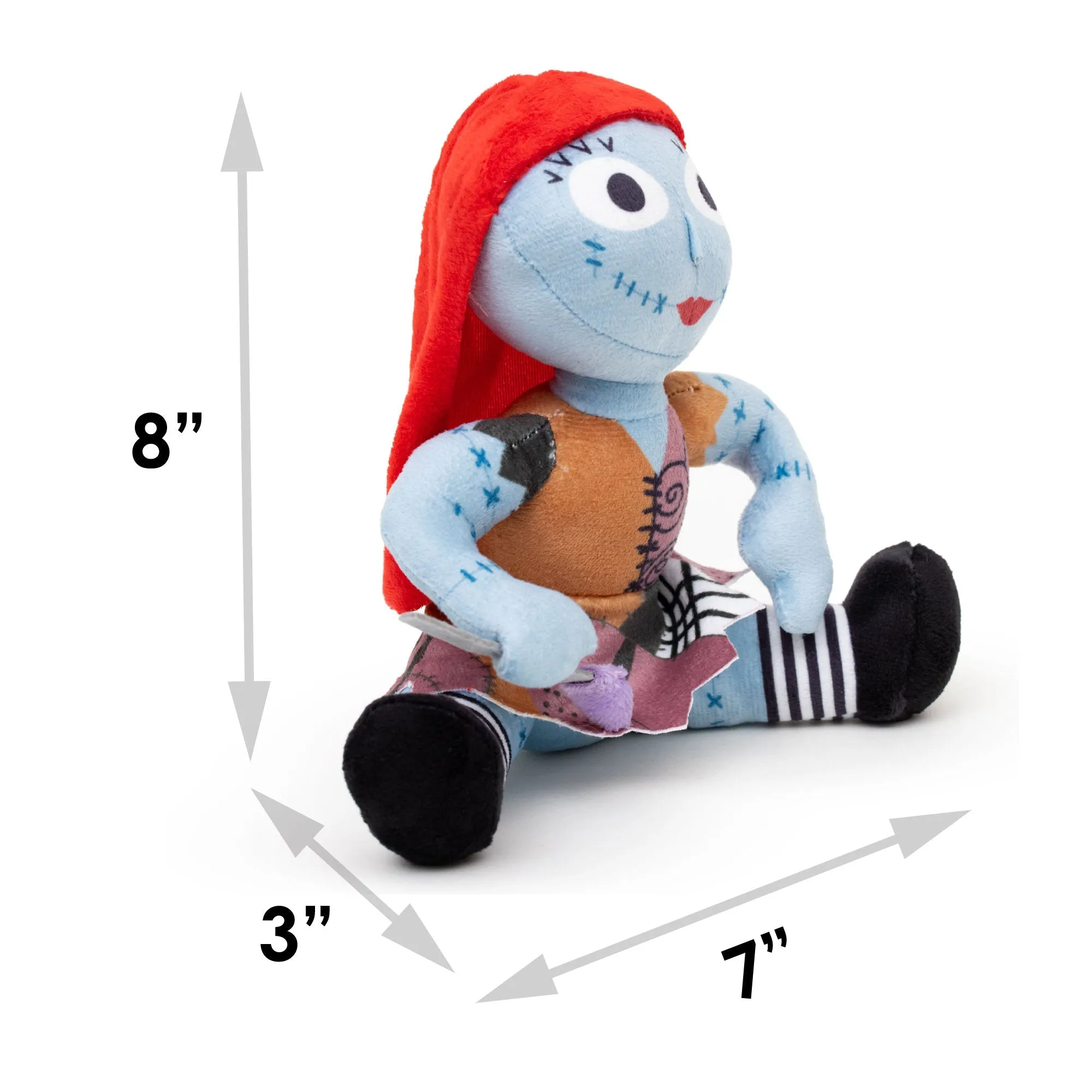 Dog Toy Squeaker Plush - The Nightmare Before Christmas Sally Sitting Pose by Buckle-Down