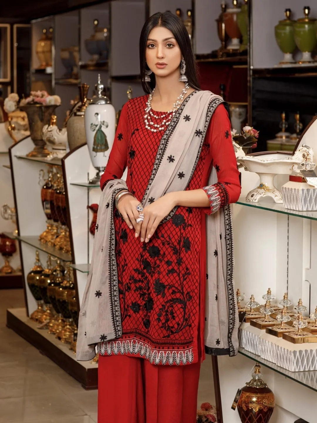 Embroidered Chiffon