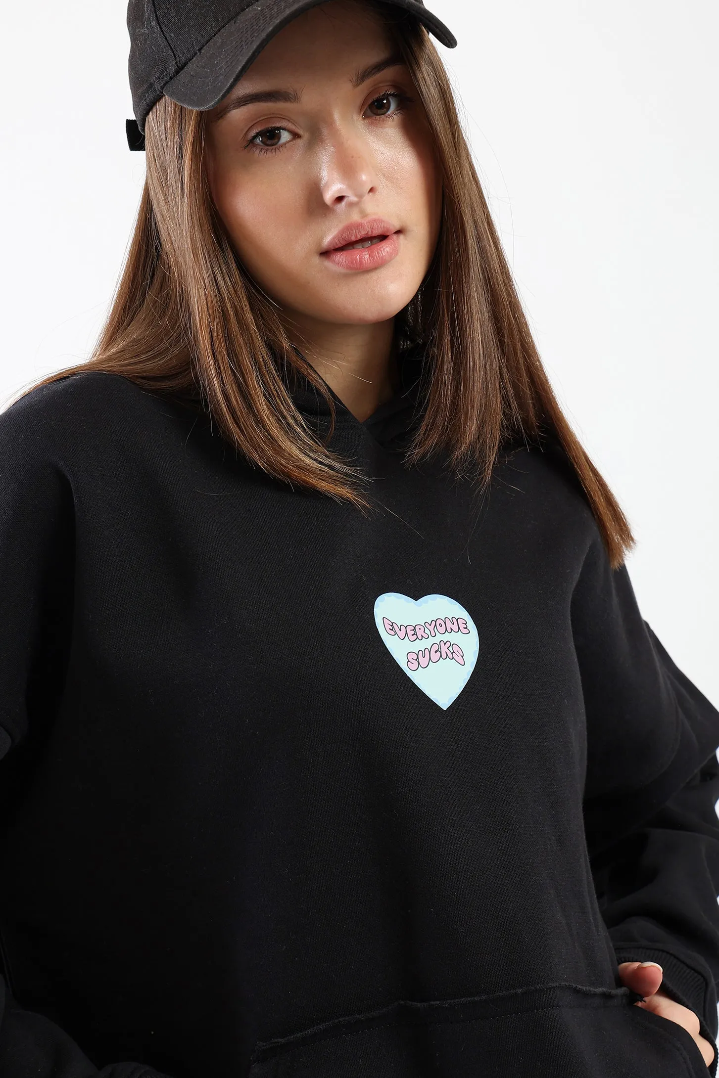 EVERYONE SUCKS HOODIE - BLACK