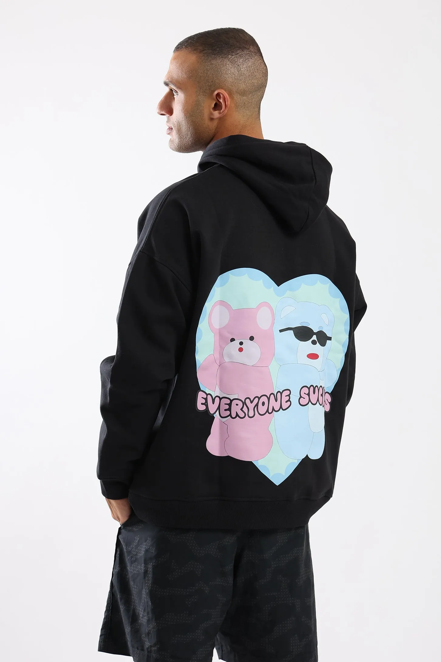EVERYONE SUCKS HOODIE - BLACK
