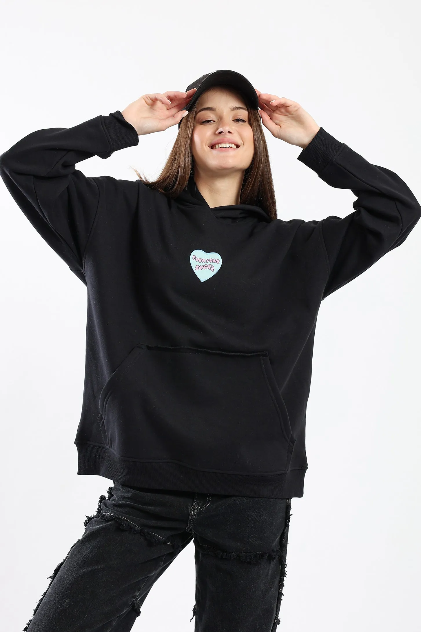 EVERYONE SUCKS HOODIE - BLACK