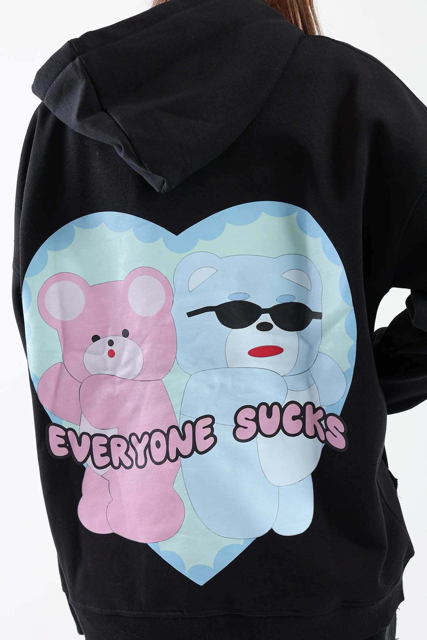 EVERYONE SUCKS HOODIE - BLACK