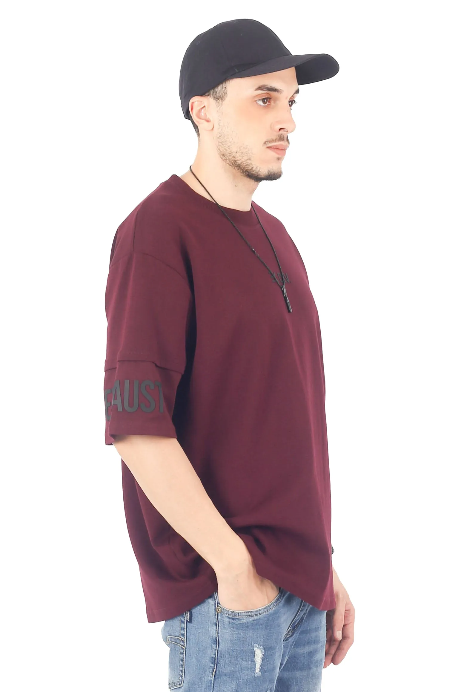 EXHAUST ROUND NECK T SHIRT [OVERSIZE] 1663