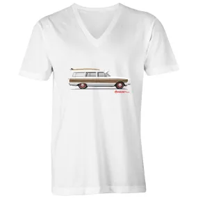 Falcon Surfing Wagon Mens V-Neck Tee