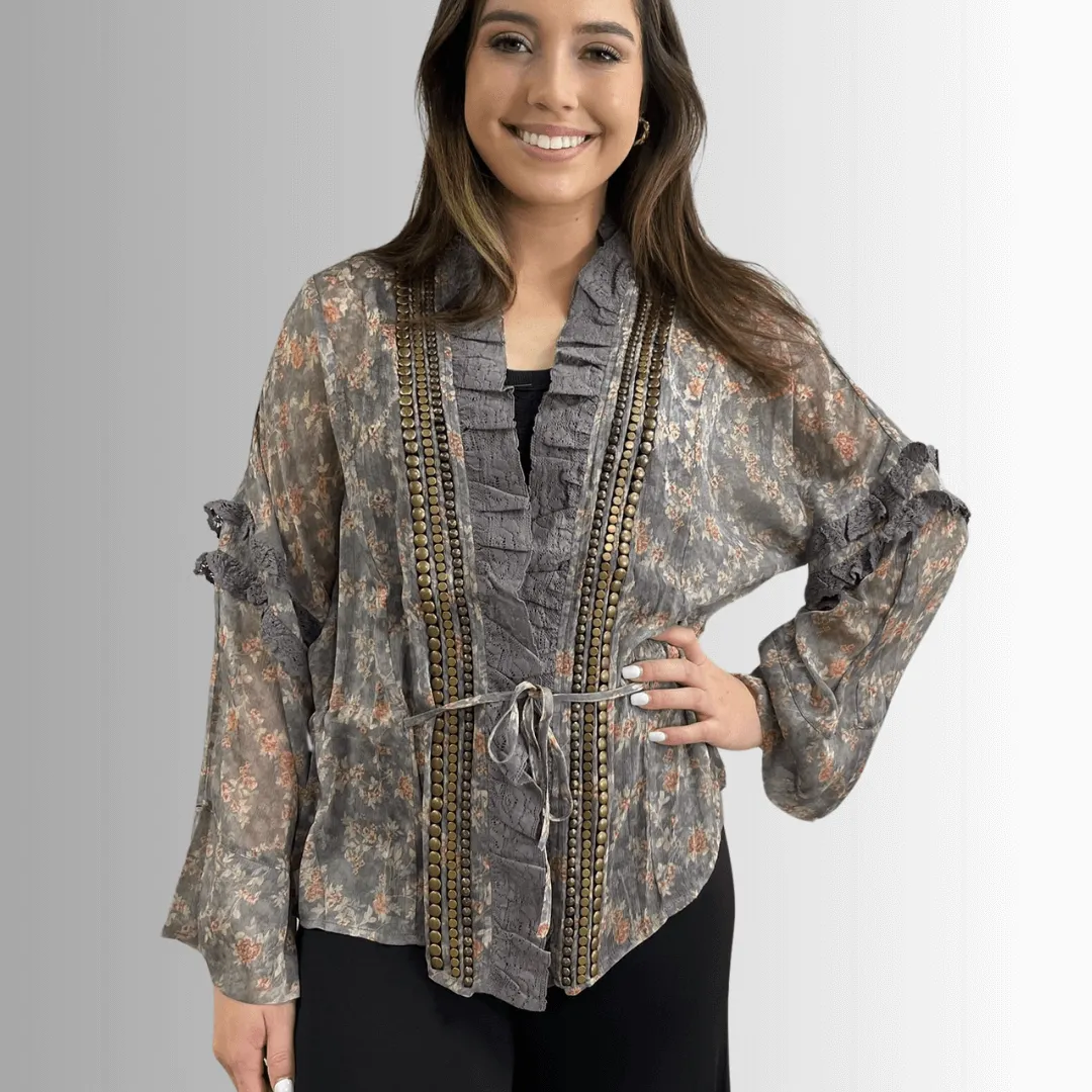 Garden Romance Cardigan Made in USA