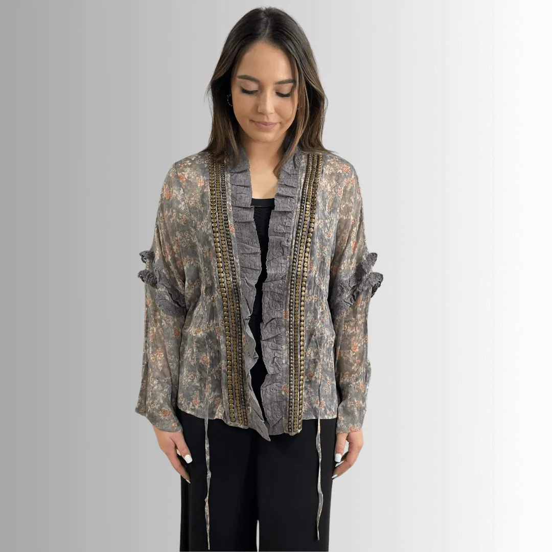 Garden Romance Cardigan Made in USA