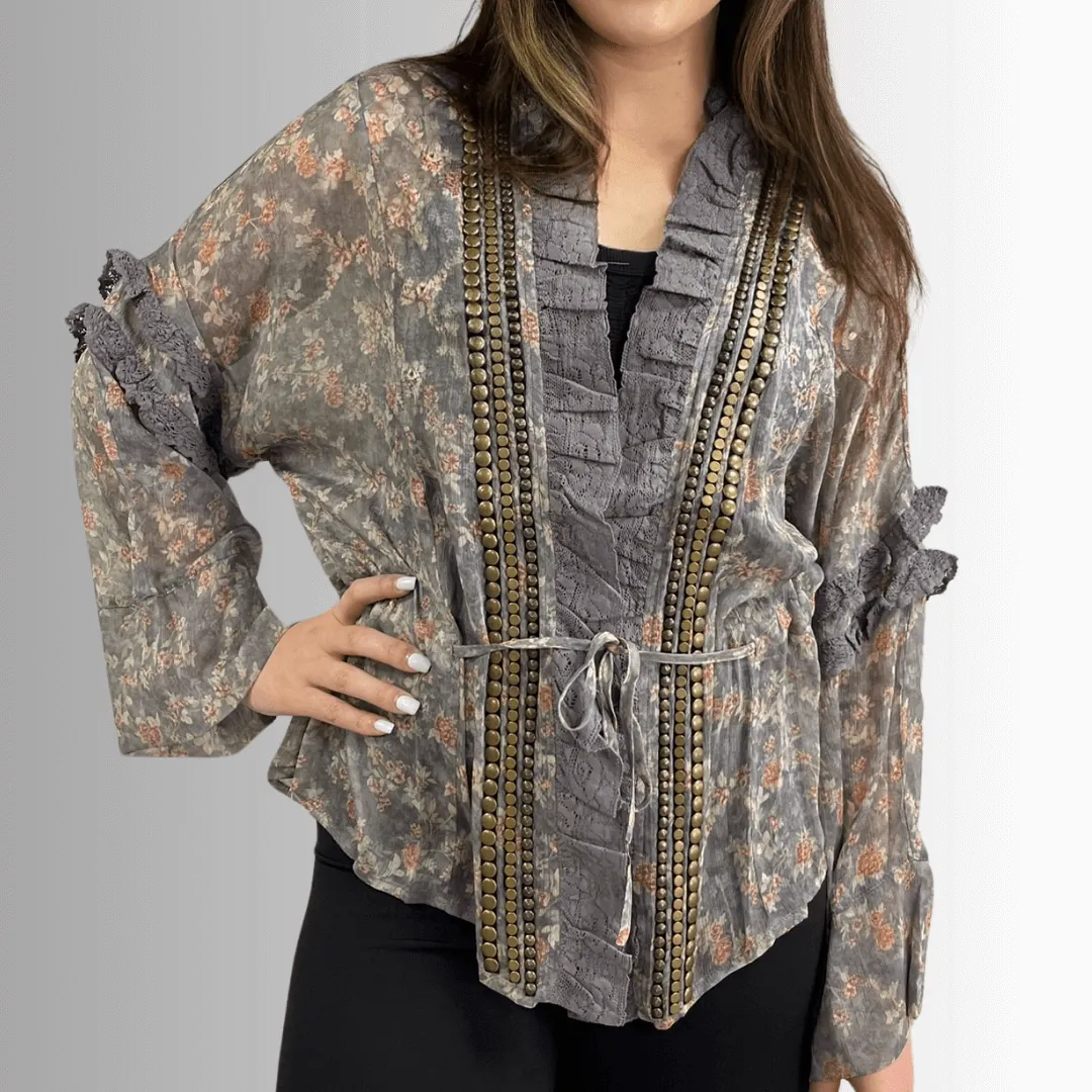 Garden Romance Cardigan Made in USA