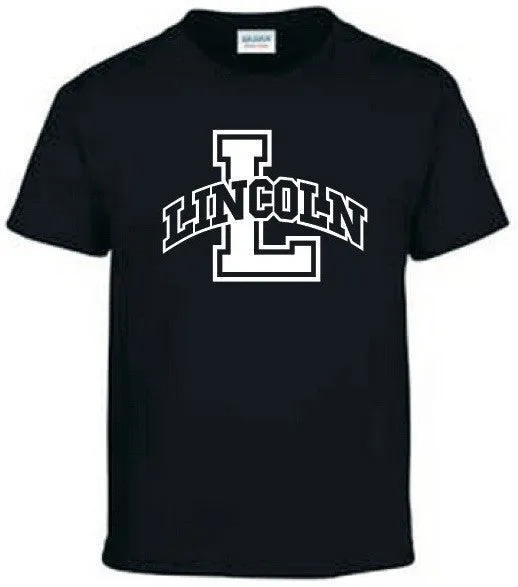 Gildan Short Sleeve T-Shirt <br>NAVY with WHITE INK