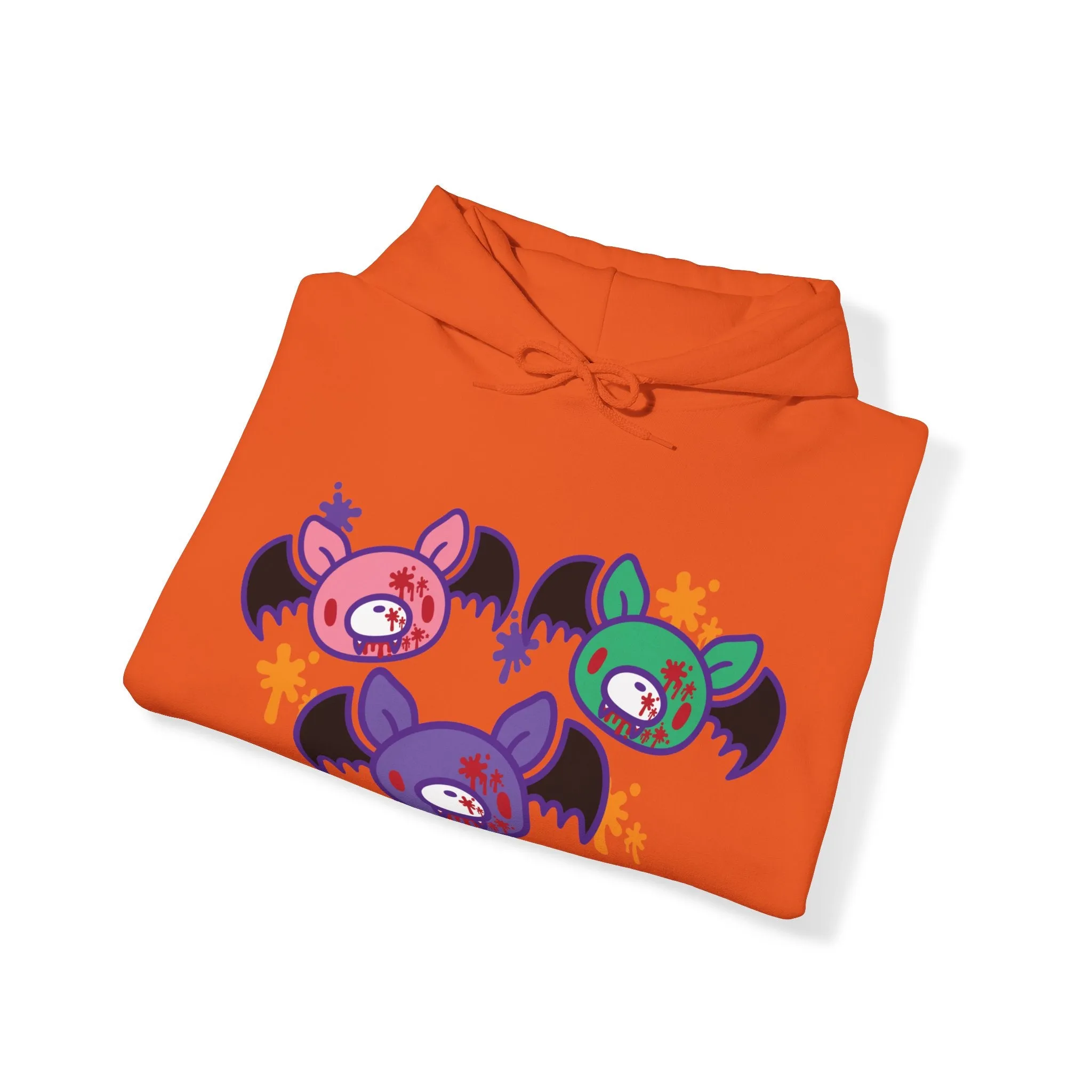 GO BATTY Unisex Heavy Blend™ Hooded Sweatshirt [UPDATED DESIGN!]