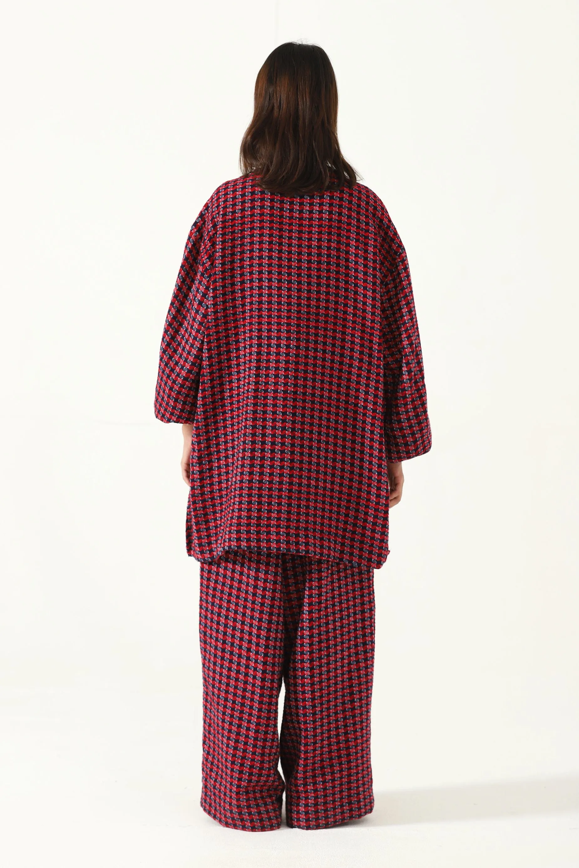 HANDWOVEN PLAID COTTON SHIRT
