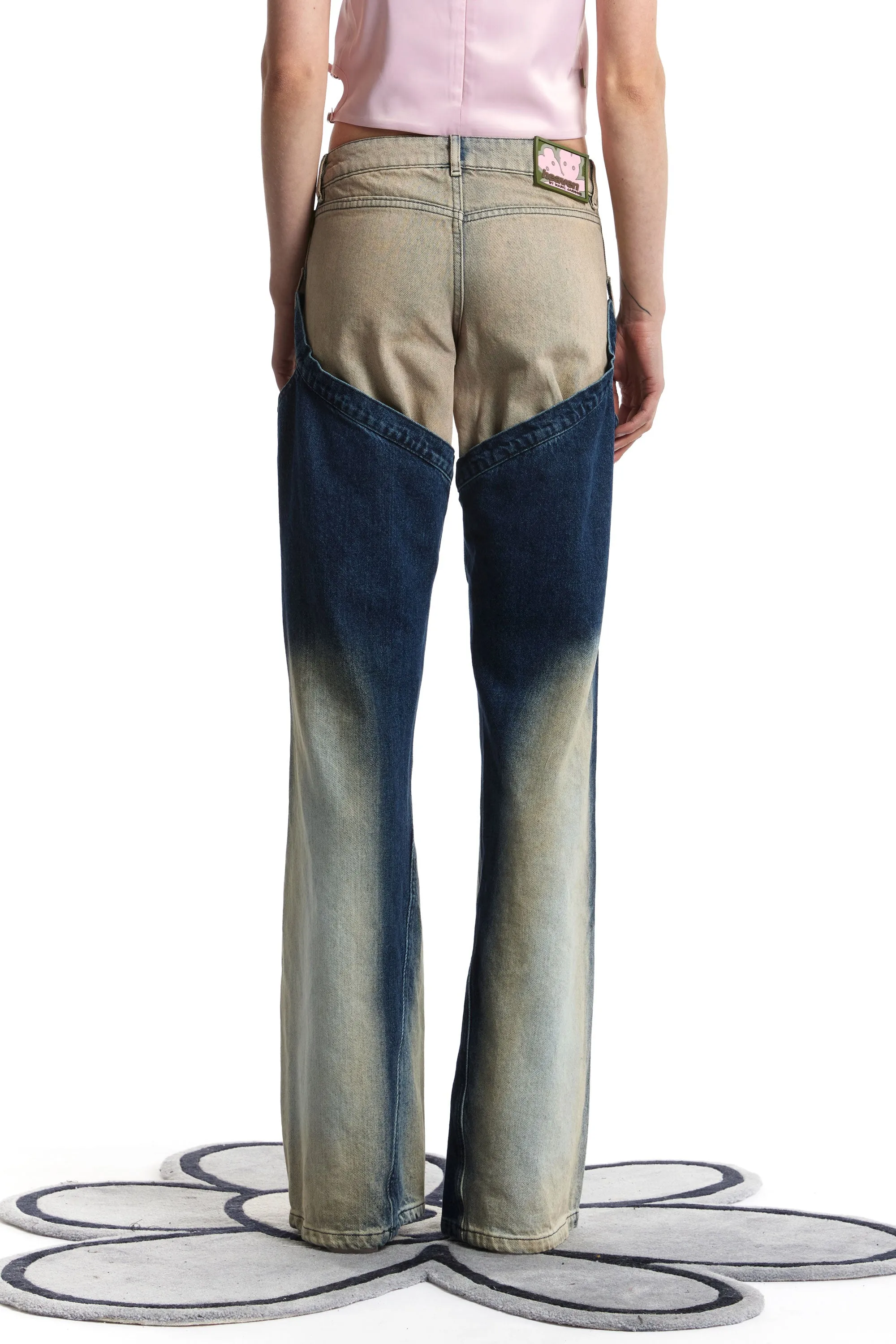 HEAVEN - CHAP WASHED PANTS