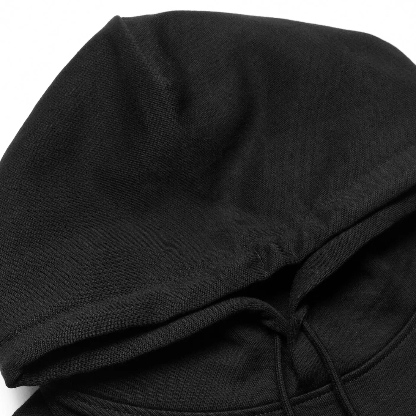 Higher House Back Print - Hood - Black