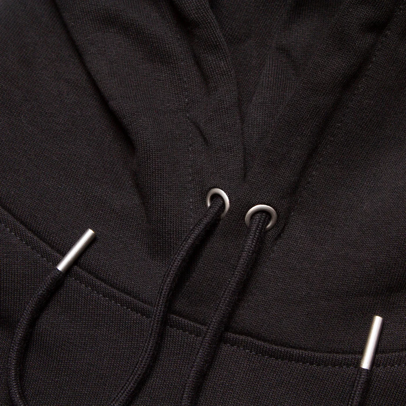 Higher House Back Print - Hood - Black