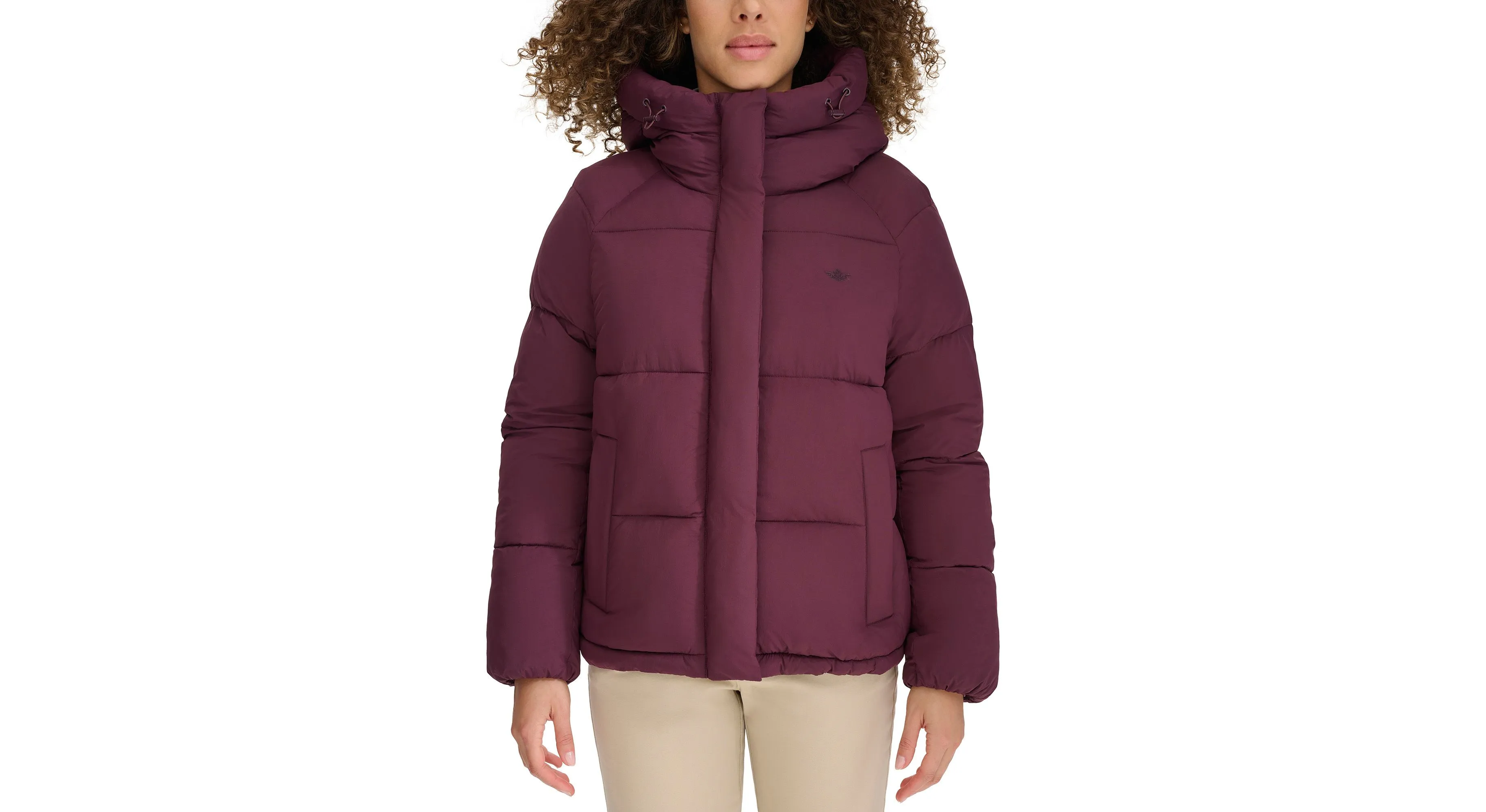 Hooded Matte Bubble Puffer Jacket
