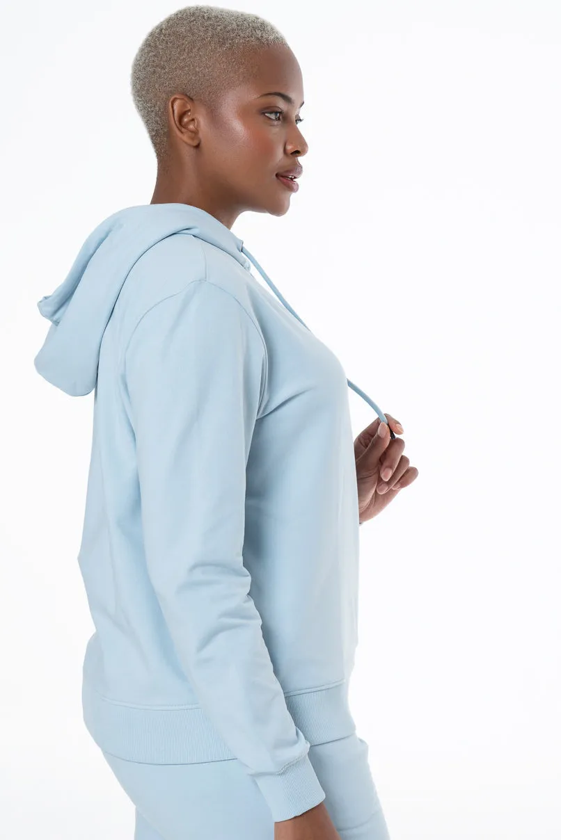 Hooded Sweat Top _ 146918 _ Light Blue