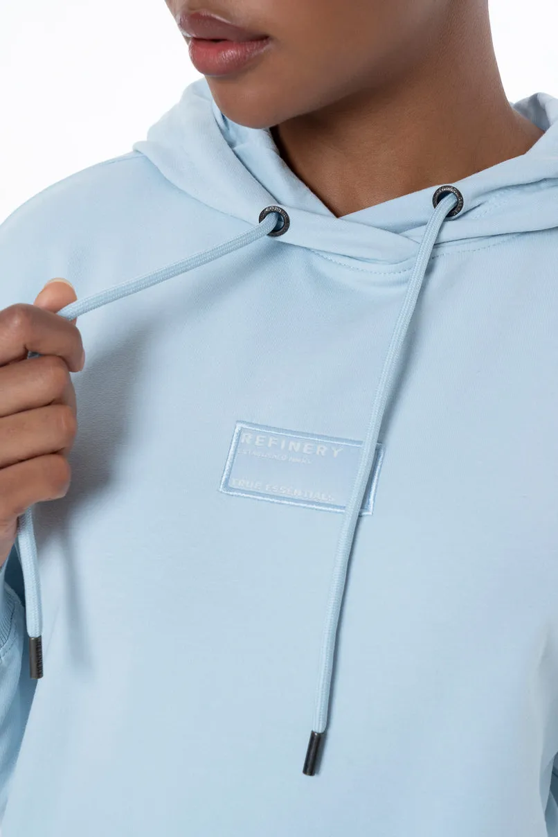 Hooded Sweat Top _ 146918 _ Light Blue