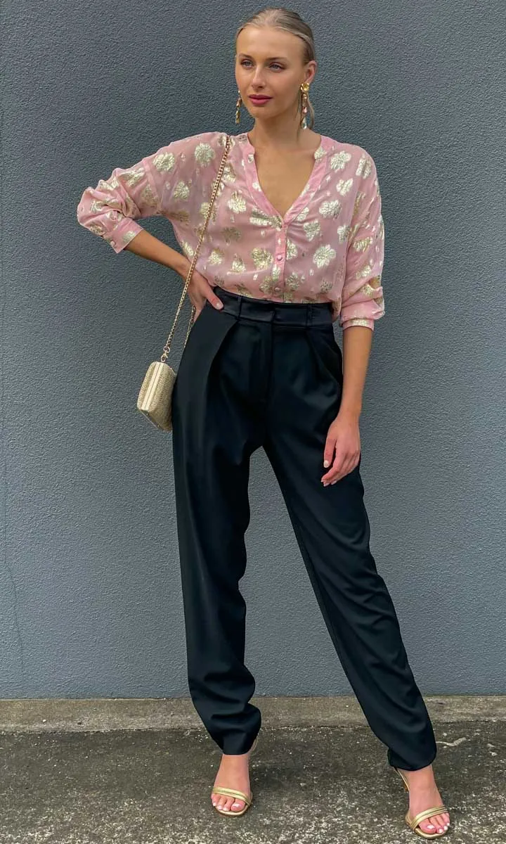 Hoss Pink Gold Galla Shirt