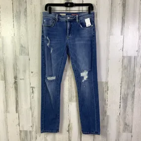 Jeans Skinny By Pilcro In Blue Denim, Size: 4