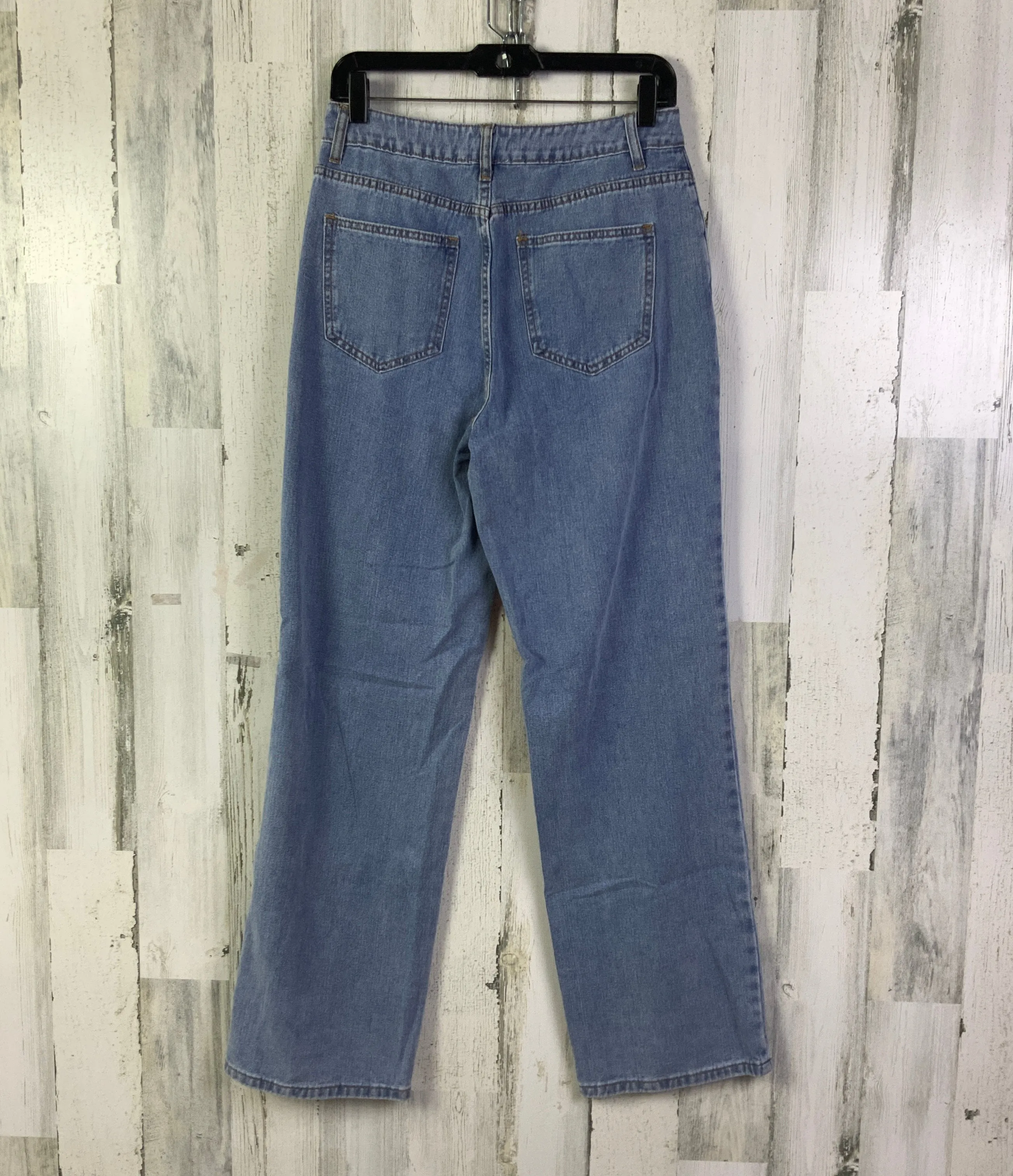 Jeans Wide Leg By Le Lis In Blue Denim, Size: 4