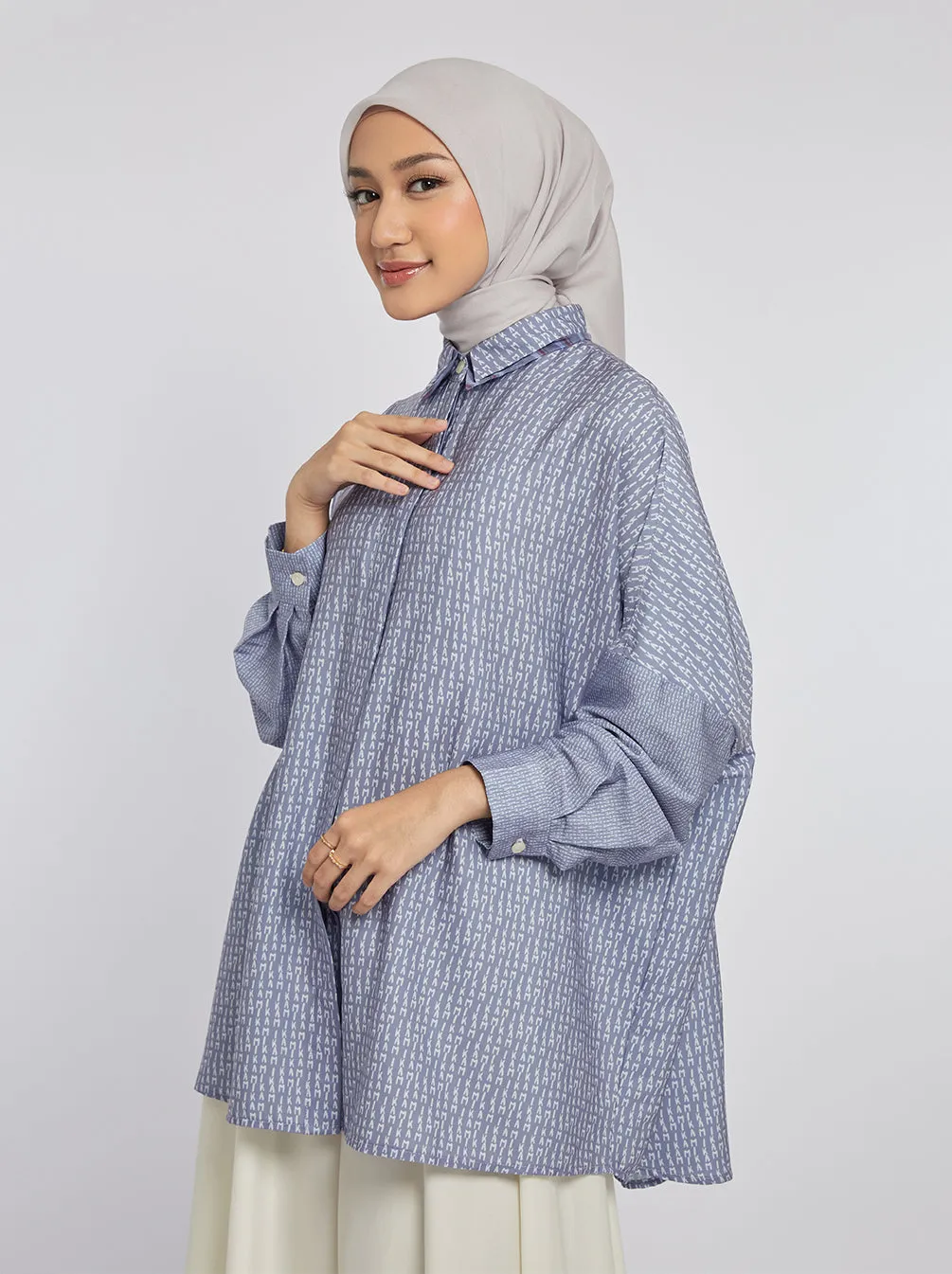 KEYNA BOXY TOP LAVENDER